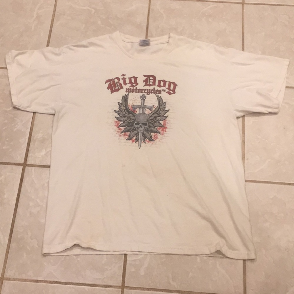 Big dog motorcycle t-shirt size L - Picture 2 of 9